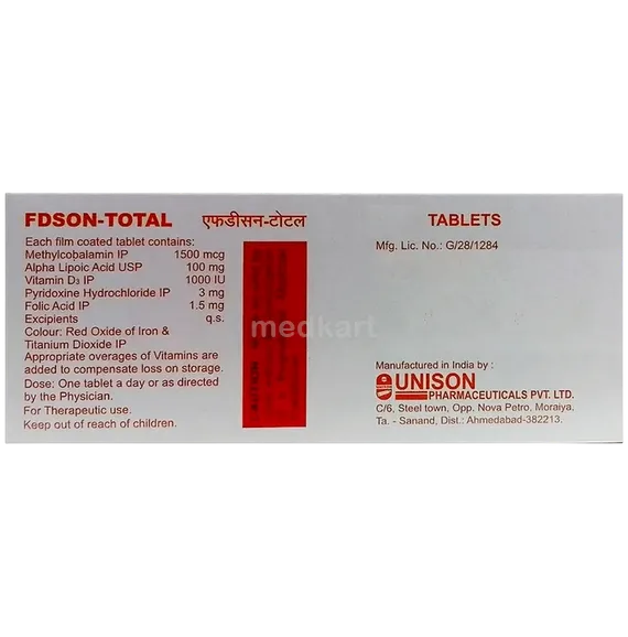 fdson total tablet 10's